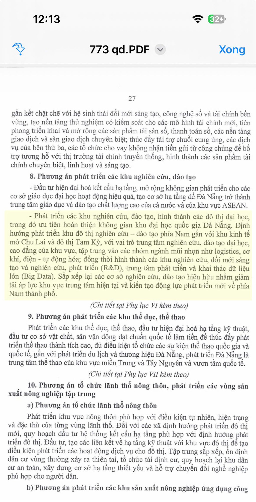 Phân khu đô thị đào tạo